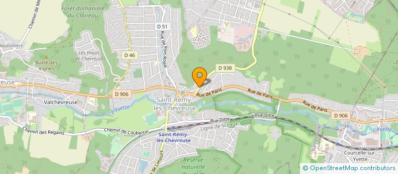 localisation de l'entreprise MONSIEUR YVES GAUDENCE DELAITRE  SAINT-REMY-LES-CHEVREUSE