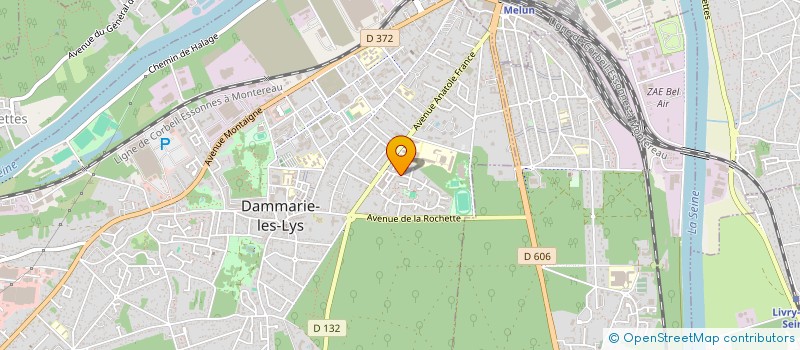 localisation de l'entreprise MONSIEUR YVES GAURON à DAMMARIE-LES-LYS