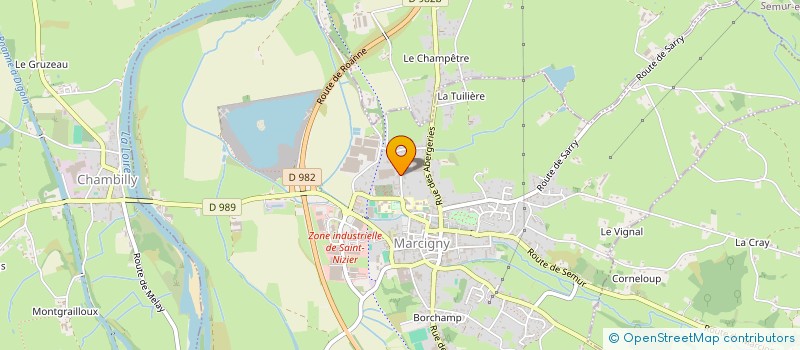 localisation de l'entreprise MONSIEUR YVES GAUTHIER à MARCIGNY