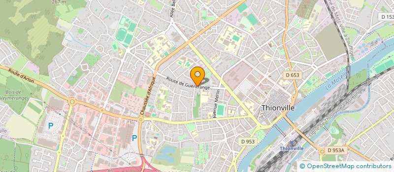 localisation de l'entreprise MONSIEUR YVES GAUTIER à THIONVILLE
