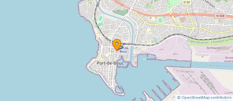 localisation de l'entreprise MONSIEUR YVES GAUTIER  PORT-DE-BOUC