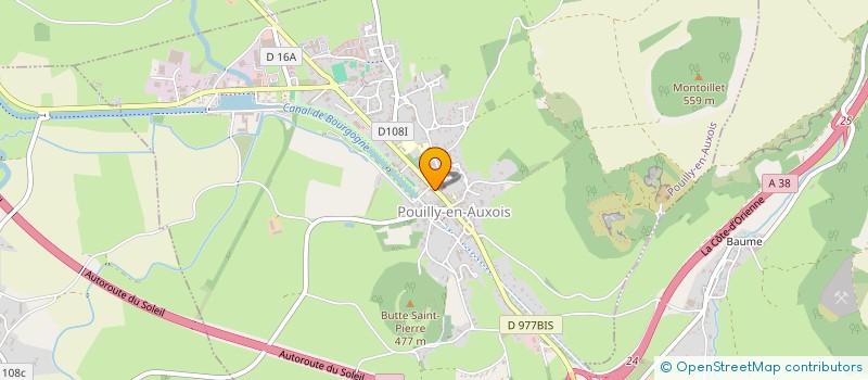 localisation de l'entreprise MONSIEUR YVES GAVAZZI  POUILLY-EN-AUXOIS