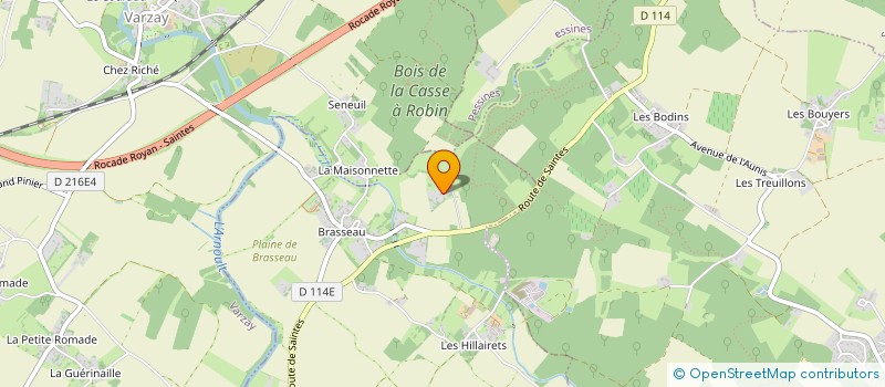 localisation de l'entreprise MONSIEUR YVES GAZOUNAUD  RETAUD