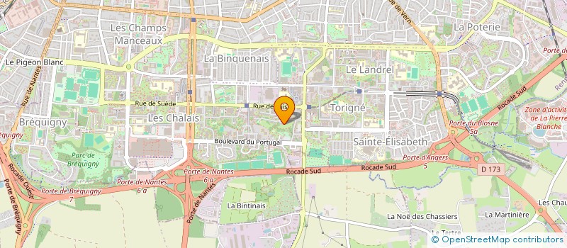 localisation de l'entreprise MONSIEUR YVES GELIN à RENNES