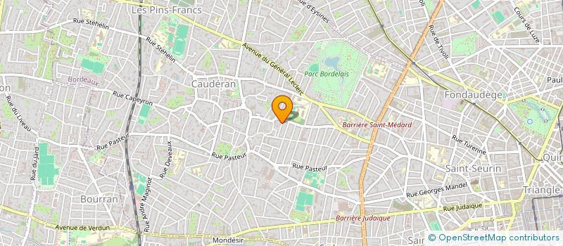 localisation de l'entreprise MONSIEUR YVES GELY à BORDEAUX