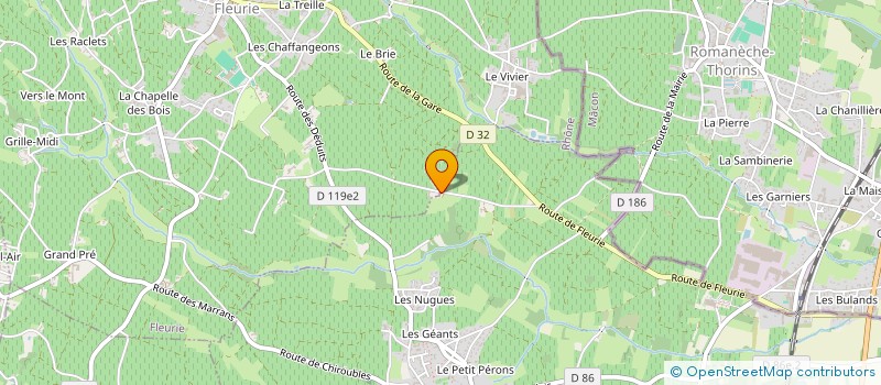 localisation de l'entreprise MONSIEUR YVES GENILLON  FLEURIE