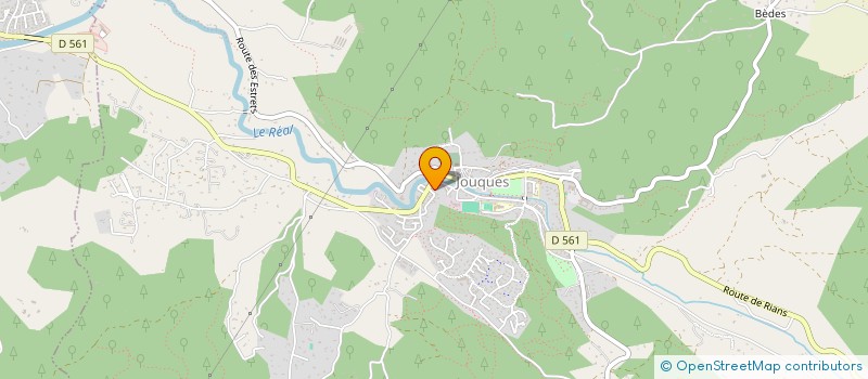 localisation de l'entreprise MONSIEUR YVES GENTY  JOUQUES