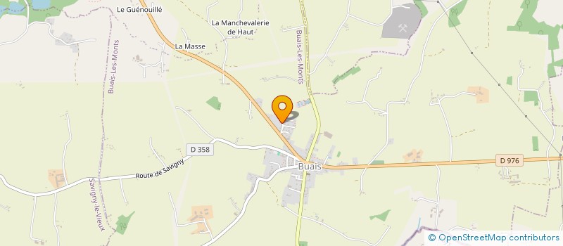 localisation de l'entreprise MONSIEUR YVES GEOFFROY  BUAIS-LES-MONTS