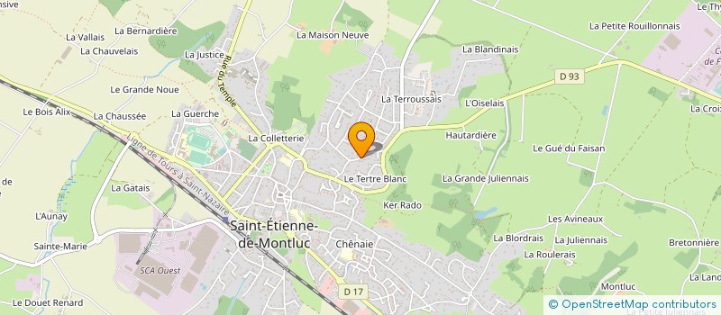 localisation de l'entreprise MONSIEUR YVES GERARD à SAINT-ETIENNE-DE-MONTLUC
