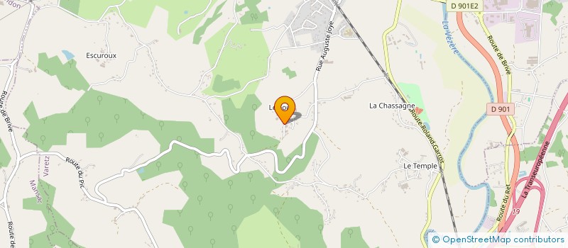 localisation de l'entreprise MONSIEUR YVES GERARDIN  ALLASSAC