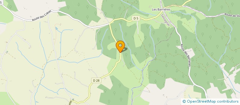 localisation de l'entreprise MONSIEUR YVES GERAUD à SALVAGNAC