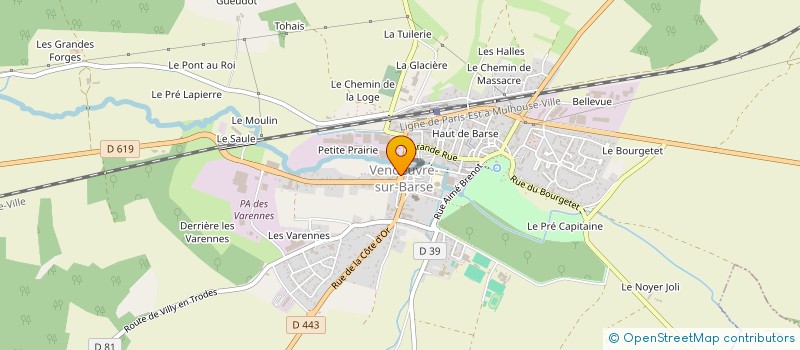 localisation de l'entreprise MONSIEUR YVES GERON à VENDEUVRE-SUR-BARSE