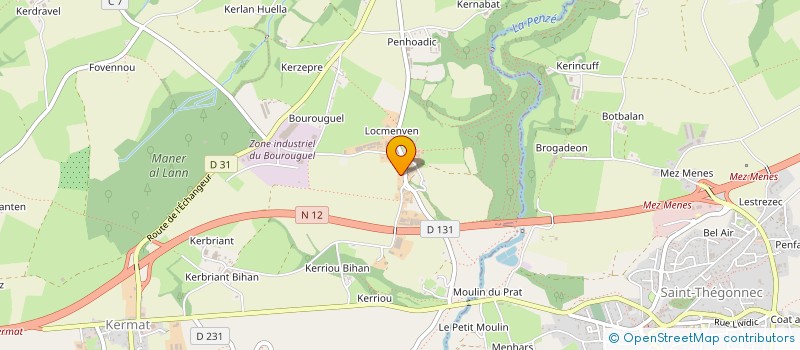 localisation de l'entreprise MONSIEUR YVES GESTIN à GUICLAN