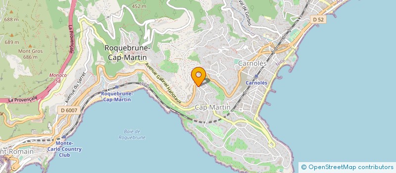 localisation de l'entreprise MONSIEUR YVES GHIGLIONE à ROQUEBRUNE-CAP-MARTIN