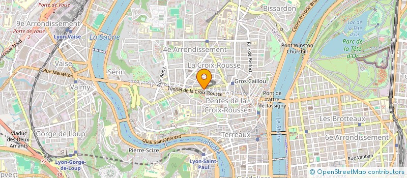 localisation de l'entreprise MONSIEUR YVES GIAI-VIA à LYON