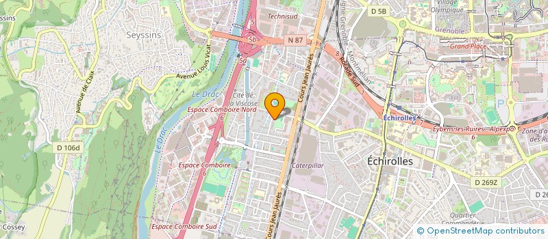 localisation de l'entreprise MONSIEUR YVES GIERCZAK à ECHIROLLES