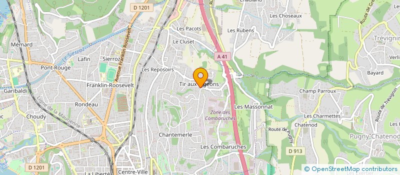 localisation de l'entreprise MONSIEUR YVES GIGANT DE GERUS  AIX-LES-BAINS