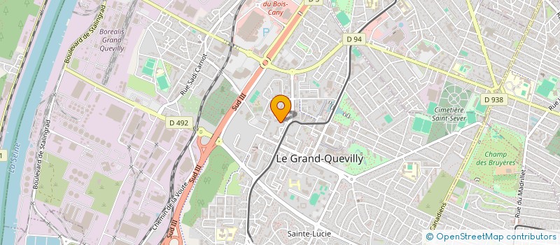 localisation de l'entreprise MONSIEUR YVES GILLARD à LE GRAND-QUEVILLY