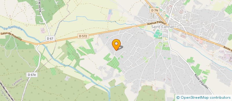 localisation de l'entreprise MONSIEUR YVES GIRARD  SAINT-CANNAT