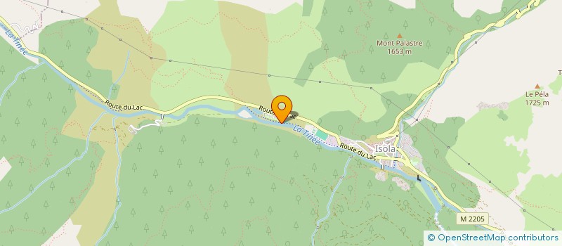 localisation de l'entreprise MONSIEUR YVES GIRARD  ISOLA