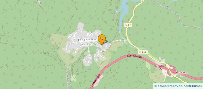 localisation de l'entreprise MONSIEUR YVES GIRARD  MONTAUROUX