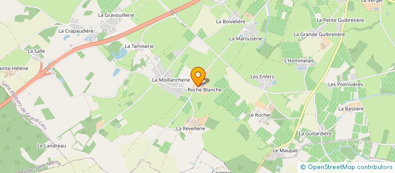 localisation de l'entreprise MONSIEUR YVES GIRAUDEAU  SAINT-PHILBERT-DE-GRAND-LIEU