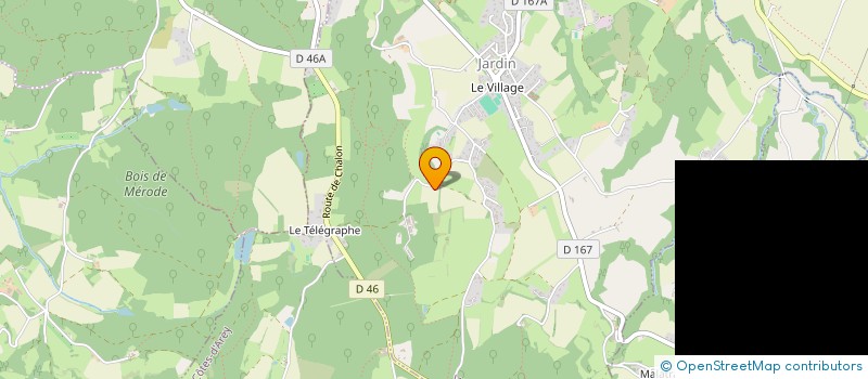 localisation de l'entreprise MONSIEUR YVES GIROUD  JARDIN