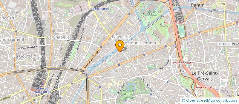 localisation de l'entreprise MONSIEUR YVES GODIN  PARIS