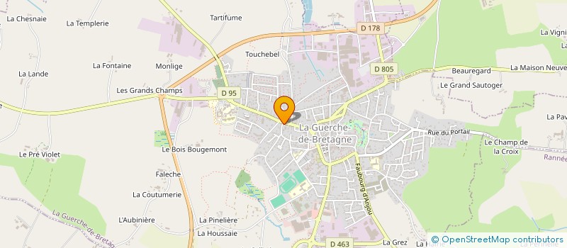 localisation de l'entreprise MONSIEUR YVES GOISBAULT  VISSEICHE