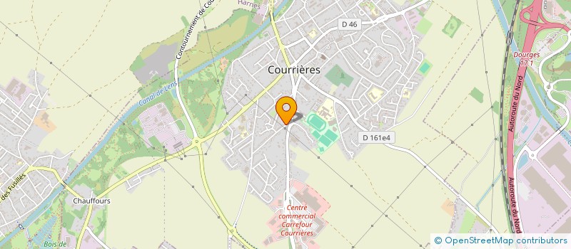 localisation de l'entreprise MONSIEUR YVES GOISLARD à COURRIERES