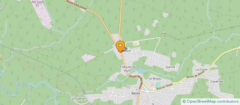 localisation de l'entreprise MONSIEUR YVES GOISNARD  BELIN-BELIET