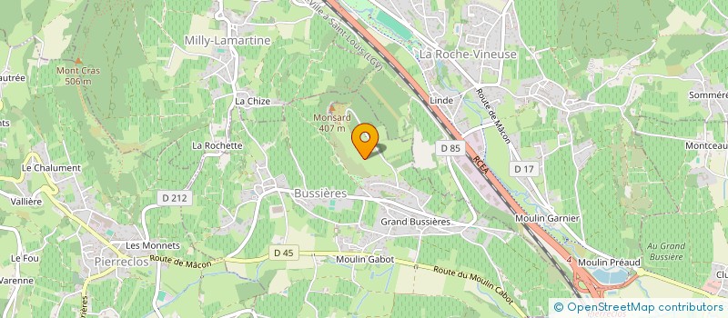 localisation de l'entreprise MONSIEUR YVES GOLDENBERG à BUSSIERES