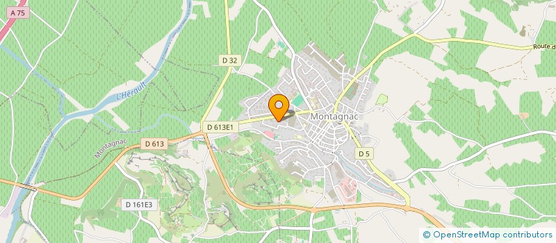 localisation de l'entreprise MONSIEUR YVES GONNET  MONTAGNAC