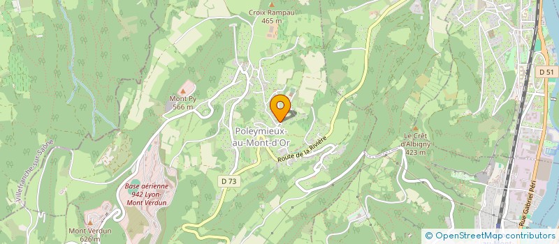 localisation de l'entreprise MONSIEUR YVES GONZALES  POLEYMIEUX-AU-MONT-D'OR