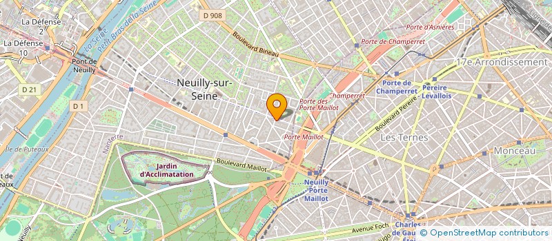 localisation de l'entreprise MONSIEUR YVES GORRE à NEUILLY-SUR-SEINE