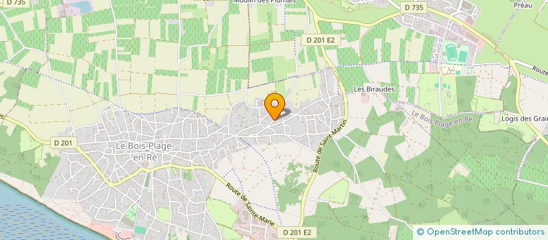 localisation de l'entreprise MONSIEUR YVES GOUMARD  LE BOIS-PLAGE-EN-RE