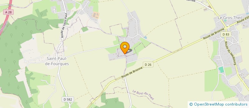 localisation de l'entreprise MONSIEUR YVES GOURLIN  ST ELOI DE FOURQUES