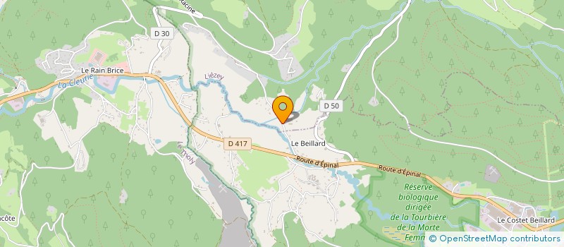 localisation de l'entreprise MONSIEUR YVES GRANDMANGE  LIEZEY