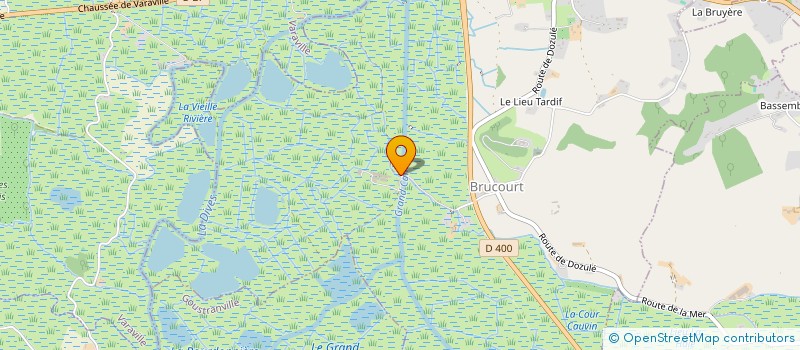 localisation de l'entreprise MONSIEUR YVES GRANJON  BRUCOURT