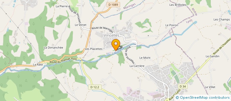 localisation de l'entreprise MONSIEUR YVES GRANJON  GRAMMOND