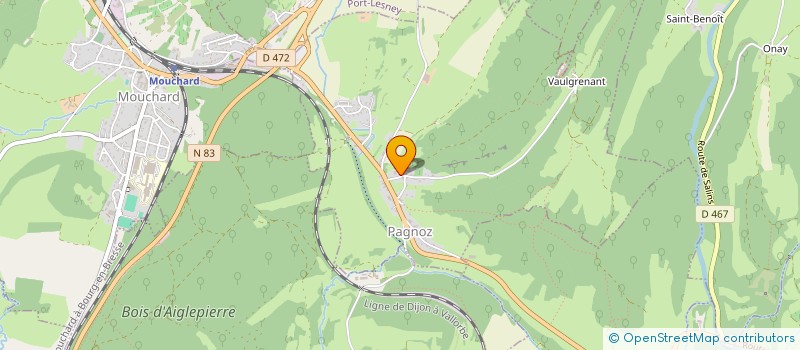 localisation de l'entreprise MONSIEUR YVES GRAVEL  PAGNOZ