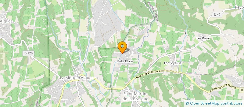 localisation de l'entreprise MONSIEUR YVES GRAVERIAUX  SAINT-MARTIN-DE-LA-BRASQUE