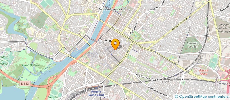 localisation de l'entreprise MONSIEUR YVES GREMONT à ANGERS