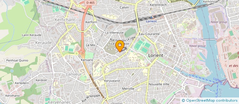 localisation de l'entreprise MONSIEUR YVES GRETIN à LORIENT