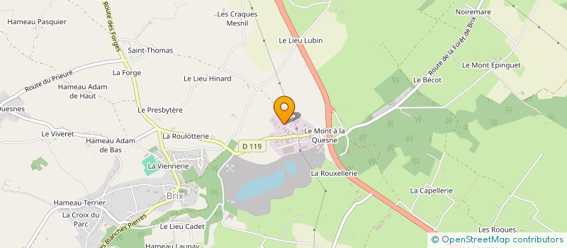 localisation de l'entreprise MONSIEUR YVES GRIFFON  BRIX