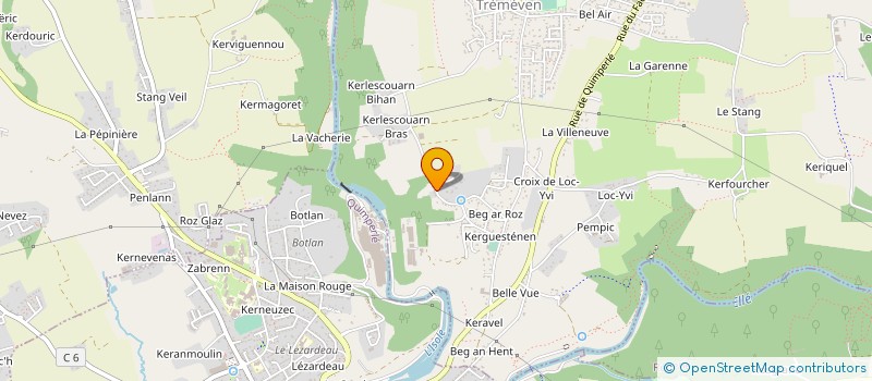 localisation de l'entreprise MONSIEUR YVES GRILL  TREMEVEN