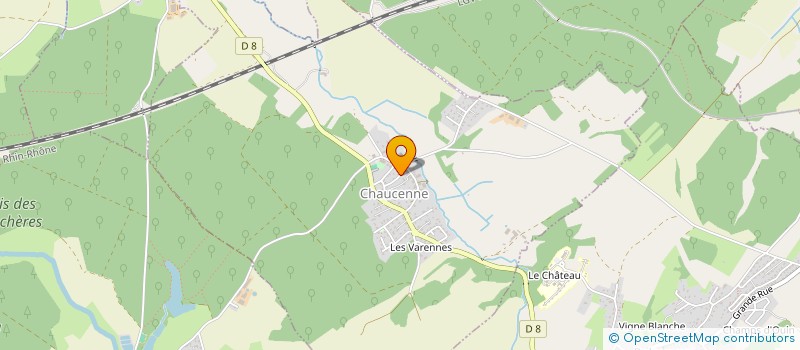 localisation de l'entreprise MONSIEUR YVES GRILLET  CHAUCENNE
