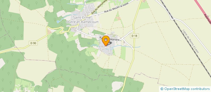 localisation de l'entreprise MONSIEUR YVES GROMAIRE à SAINT-ERME-OUTRE-ET-RAMECOURT