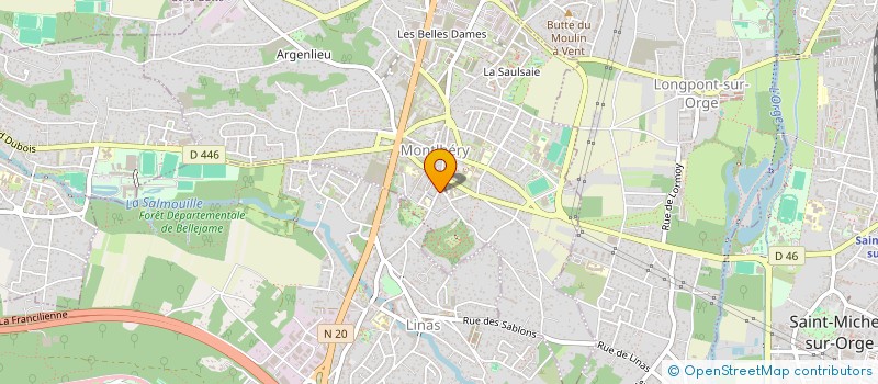 localisation de l'entreprise MONSIEUR YVES GROSS  MONTLHERY