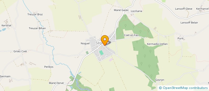localisation de l'entreprise MONSIEUR YVES GUEGAN à SEGLIEN